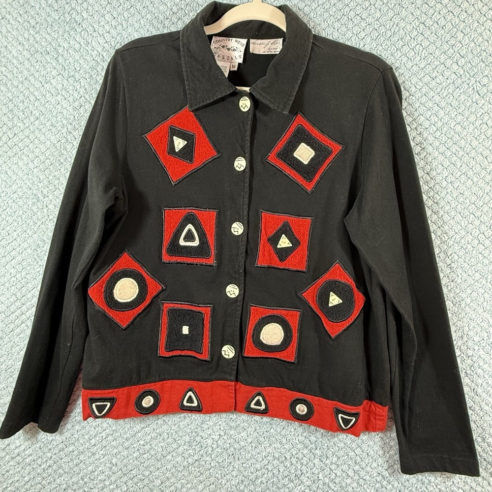 Vintage Y2k Country Wear Casuals Sz M Granny, Core Quirky, Eclectic‎ Retro